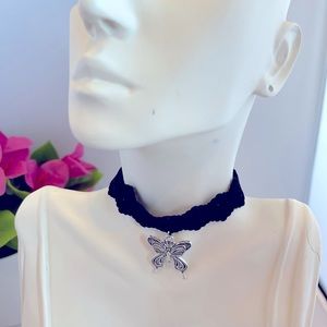 Butterfly Choker Necklace
